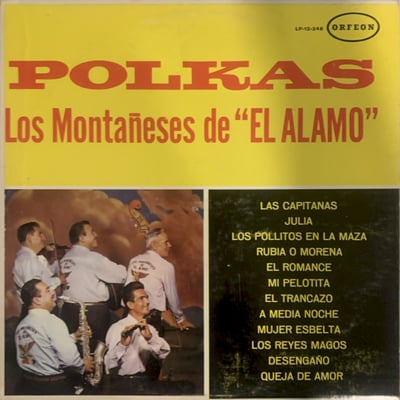 Los Montañeses Del Alamo - Polkas (Orfeon, LP-12-246) · LP