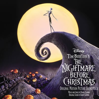 Danny Elfman - Tim Burton's The Nightmare Before Christmas (Original Motion Picture Soundtrack) (Walt Disney Records, D002074701-ST01) • 2xLP • Limited Edition, Picture Disc, Reissue