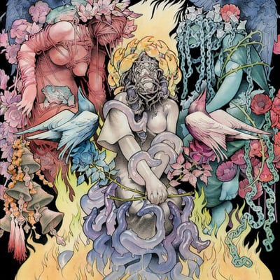 Baroness - Stone (Abraxan Hymns, ABXN008-1) • LP • Red/Black Splatter "Bloom" • Limited Edition