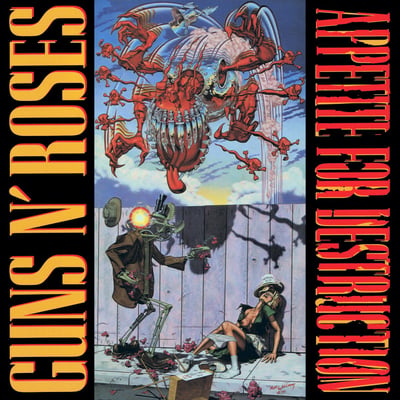 Guns N' Roses - Appetite For Destruction (Geffen Records, 00720642414811) • LP • 180 gram • Reissue