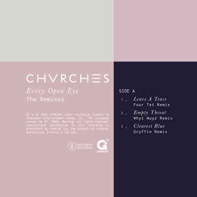 Chvrches - Every Open Eye (The Remixes) (Glassnote, GLS-0196-01) • 12" • Record Store Day, Limited Edition