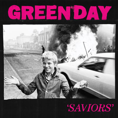 Green Day - Saviors (Reprise Records, 093624870692) • LP • Split Black Pink [Half Black / Half Hot Pink] • Limited Edition