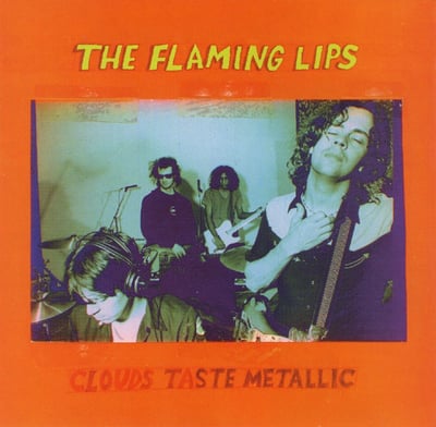 The Flaming Lips - Clouds Taste Metallic (Warner Bros. Records, 530198-1) • LP • Reissue