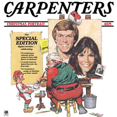 Carpenters - Christmas Song / Merry Christmas, Darling (A&M Records, AM-8620) · 7" · Carrollton Pressing · Reissue