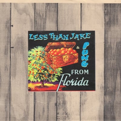 Less Than Jake & Pung - From Florida (No Idea Records, NIR-027) · 7" · Purple Marbled
