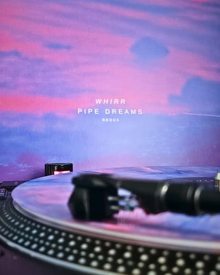Whirr - Pipe Dreams Redux (Free Whirl Records, none) • LP • Pink/ Blue Marble • Reissue, Remastered