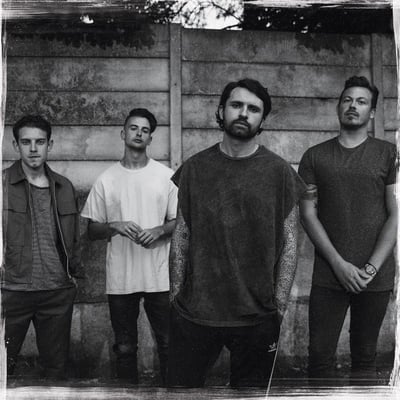 Lower Than Atlantis - Safe In Sound (Easy Life Records, ELIFE001VL) • LP • Crimson & White Merge [Tye Dye Colour] • Limited Edition