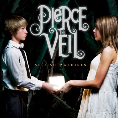 Pierce The Veil - Selfish Machines (Equal Vision Records, none) • LP • Clear w/ White Splatter • Limited Edition, Reissue, Repress