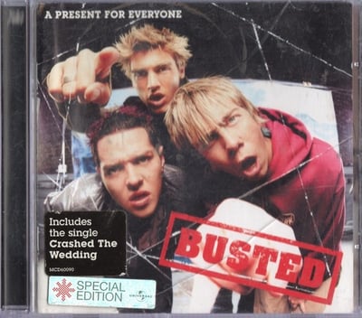 Busted - A Present For Everyone (Island Records, INTGDS002LP) • LP • Blue • Limited Edition, Reissue