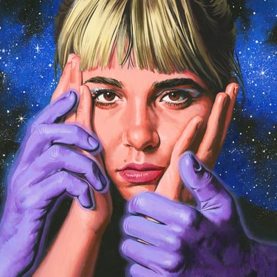 Beach Bunny - Emotional Creature (Mom + Pop, MP591) • LP • Hot Pink + Violet "ETHOS", Gatefold