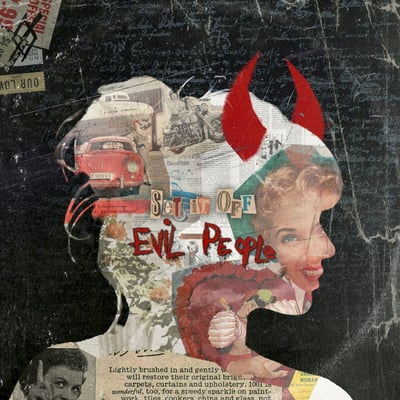Set It Off - Evil People (Not On Label (Set It Off Self-released), none) • 7" • Cloudy Cherry Red • Limited Edition