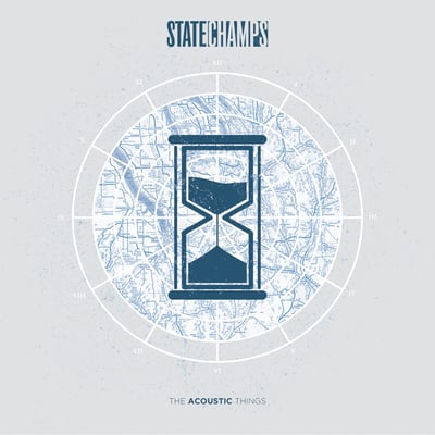 State Champs - The Acoustic Things (Pure Noise Records, PNE 156) • LP • Silver & Green [A-side / B-side] W/ Silver Splatter • Limited Edition, Reissue