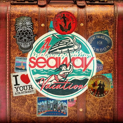 Seaway - Vacation (Pure Noise Records, PNE204) • LP • Blue/Red/White Tricolor Stripes • Limited Edition