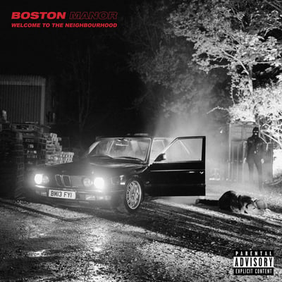 Boston Manor - Welcome to the Neighbourhood (Pure Noise Records, PNE220) • LP • Oxblood & Black Galaxy