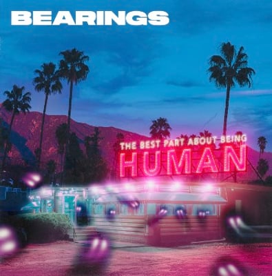 Bearings - The Best Part About Being Human (Pure Noise Records, PNE381) • LP • Royal & Cyan Blue A-Side/B-Side W/ White & Purple Splatter