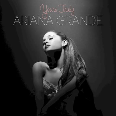 Ariana Grande - Yours Truly (Republic Records, 00602577974557) • LP • Clear & White Swirl • Reissue