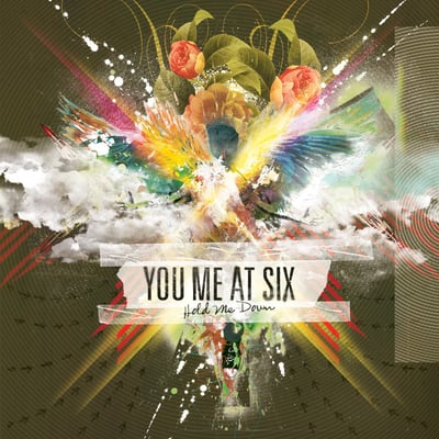 You Me At Six - Hold Me Down (Virgin, 0805520 241113) • LP • Fireworks Splatter • Limited Edition, Reissue