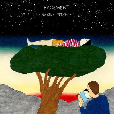 Basement - Beside Myself (Fueled By Ramen, 7567-86558-3) • LP • White & Yellow Mix