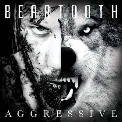 Beartooth - Aggressive (Red Bull Records, RBR0425VL) • LP • Clear w/ Black Swirl, 180 Gram • Limited Edition