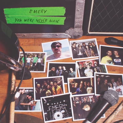 Emery - You Were Never Alone (BadChristian, BC-005) • LP • Clear w/ Black Splatter