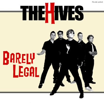 The Hives - Barely Legal (Burning Heart Records, BHR224-1) • LP • Blood Red • Limited Edition, Reissue