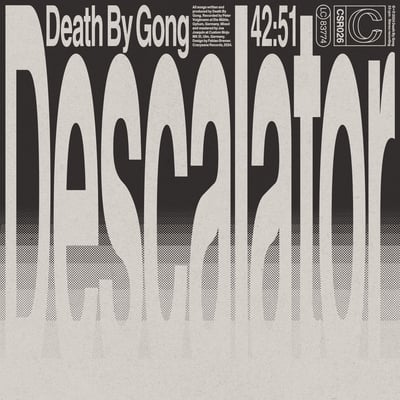Death By Gong - Descalator (CRAZYSANE RECORDS, CSR026) • LP • Coke Bottle Green • Limited Edition