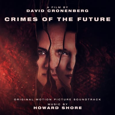 Howard Shore - Crimes Of The Future (Original Motion Picture Soundtrack) (Decca, 4598938) • LP • Red With Black Smoke • Media M • Limited Edition