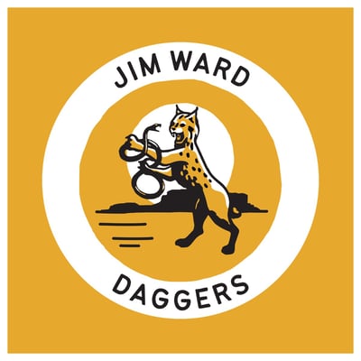 Jim Ward - Daggers (Dine Alone Records, DAV297) • LP • White Inside Clear