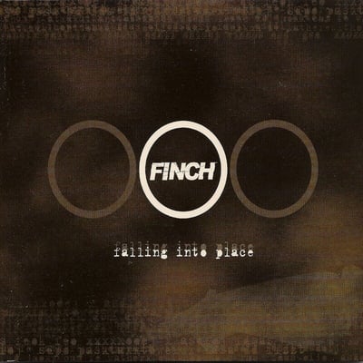 Finch - Falling Into Place (Drive-Thru Records, none) • LP • White With Black & Gold Splatter