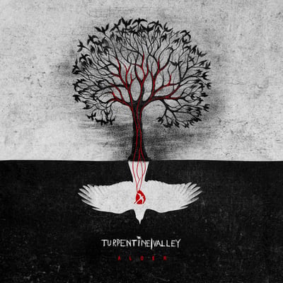 Turpentine Valley - Alder (Dunk!Records, DNK22138) • LP • White With Red Center • Limited Edition