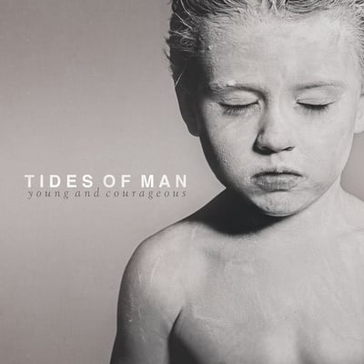 Tides Of Man - Young And Courageous (Dunk!Records, none) • 2xLP • Turquoise w/ White Marble, 180g • Limited Edition, Repress