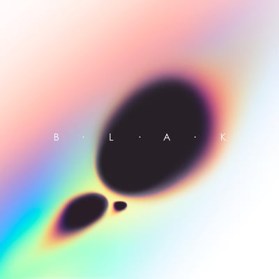 Blak - Between Darkness And Light (Elusive Sound, Elusive003R) • LP • Orange / Pink (A-Side / B-Side) With Green Splatter • Limited Edition, Repress