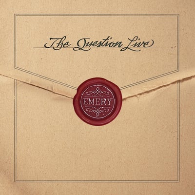 Emery - The Question Live (Emeryland, BC-028) • LP • Red / Gold Tri-Stripe • Club Edition, Limited Edition