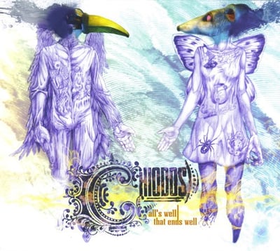 Chiodos - All's Well That Ends Well (Equal Vision Records, EVR111) • LP • Clear w/ Orange & Purple Splatter • Reissue, Repress