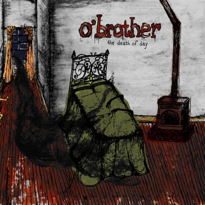 O'Brother - The Death Of Day (Favorite Gentlemen, none) • LP • Swamp Green/Clear W/ Gold Splatter • Limited Edition, Repress