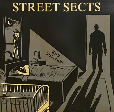 Street Sects - End Position (Flenser Records, FR71) • LP • Easter Egg Yellow with Black Splatter • Limited Edition