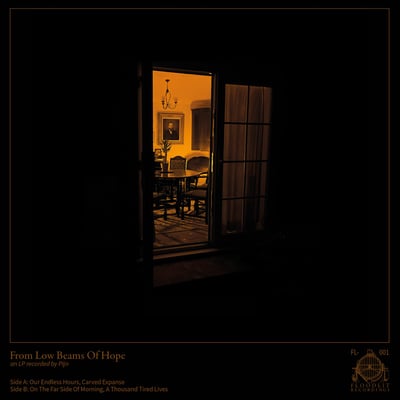 Pijn - From Low Beams Of Hope (Floodlit Recordings, FL-001) • LP • Black & Mustard Merge • Limited Edition