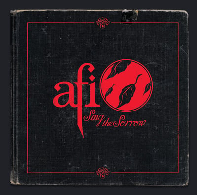 AFI - Sing The Sorrow (Geffen Records, 843563159071) • 2xLP • Red With Black Smoke • Reissue