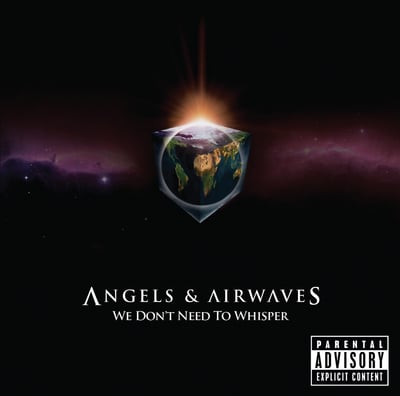 Angels & Airwaves - We Don't Need To Whisper (Geffen Records, B0020027-01) • 2xLP • Silver [Tin] / Silver [Tin] • Etched, Limited Edition, Reissue, Repress