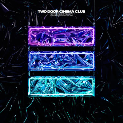 Two Door Cinema Club - Gameshow (Glassnote, GLS-0208-01) • 2xLP + 7" • Translucent Blue • Deluxe Edition