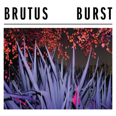 Brutus - Burst (Hassle Records, HOFF240LPB) • LP • Blue Transparent With Heavy Orange Splatter • Limited Edition, Repress