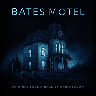 Chris Bacon - Bates Motel (Original Soundtrack) (Iam8bit, 8BIT-8034) • 2xLP • Collector's Edition • Picture Disc