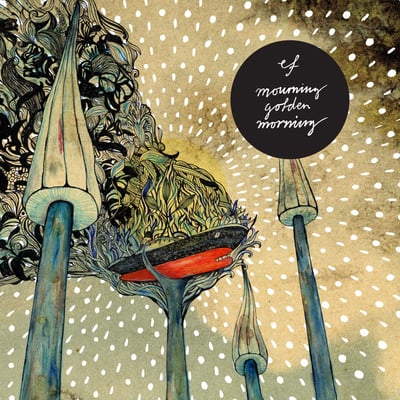 EF - Mourning Golden Morning (Kapitän Platte, Kutter001) • 2xLP • Clear w/ Golden Marble • Limited Edition, Numbered, Reissue, Repress
