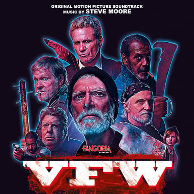 Steve Moore - VFW (Original Motion Picture Soundtrack) (Lakeshore Records, LKS35636) • 2xLP • Clear With Red Splatter • VG+/NM