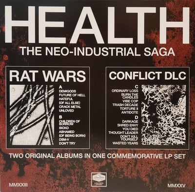 HEALTH - The Neo-Industrial Saga (Loma Vista, LVR05093) • 2xLP • Red [Flood] • Limited Edition