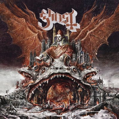 Ghost - Prequelle (Loma Vista, LVR00375) • LP + 7" • Red Translucent W/ Black Smoke / Red Translucent W/ Black Smoke • Deluxe Edition, Limited Edition