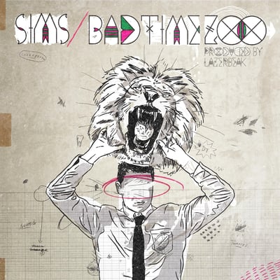 SIMS - Bad Time Zoo (Modern Radio Record Label, MRRL-053) • 2xLP • Gatefold