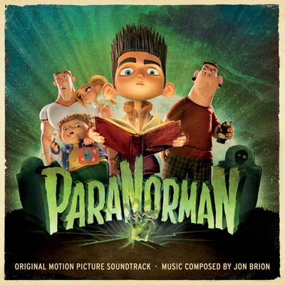 Jon Brion - ParaNorman (Original Motion Picture Soundtrack) (Mondo, MOND-015) • 2xLP • Neon Yellow w/Bone Swirl & Black Splatter • Reissue