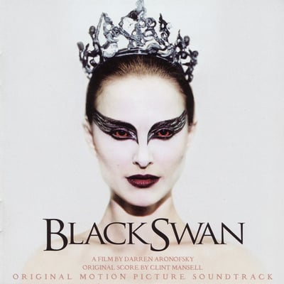 Clint Mansell - Black Swan (Original Motion Picture Soundtrack) (Mondo, MOND-039) • 2xLP • Clear w/ White Swirl / Clear w/ Blue & Black Swirl • Limited Edition, Remastered