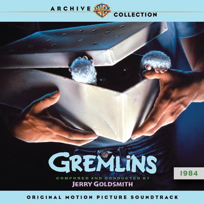 Jerry Goldsmith - Gremlins (Original Motion Picture Soundtrack) (Mondo, MOND-083) • 2xLP • Brown and White Swirl / Green Swirl • Deluxe Edition, Limited Edition
